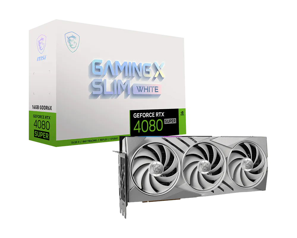 MSI GeForce RTX 4080 SUPER 16G GAMING X SLIM WHITE
